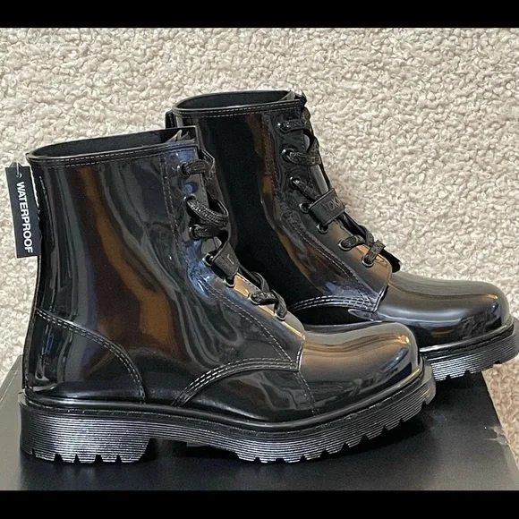 Dkny Shoes Dkny Tilly Laceup Rain Booties Poshmark